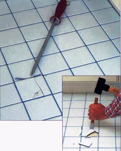Ремонт плитки: как заменить поврежденный фрагмент на полу